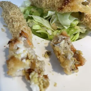 No crab meat in the soft shell crab appetizer. Very disappointing!