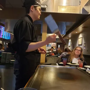 Our chef was a lot of fun