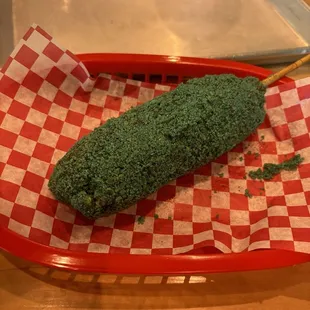 Stale takis corn dog
