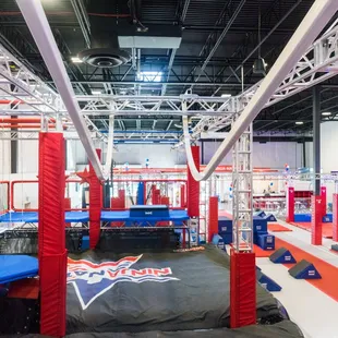 The swoop slider at Ninja Nation, part of the best birthday parties ever for kids and adults.