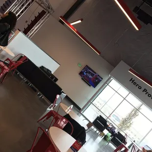 Safety Video Viewing Area and Sitting Area