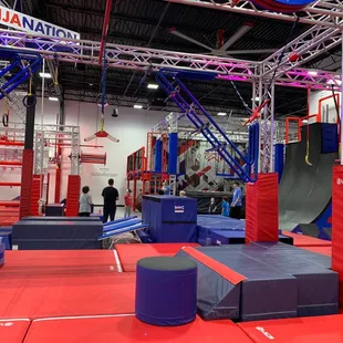 The floor is lava game !!! This people are awesome. Thank you to the Ninja staff