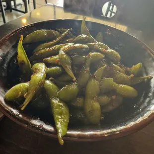 Garlic Edamame