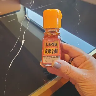 Japanese chili oil at your table