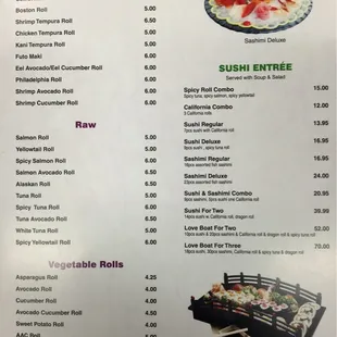 New Menu!!