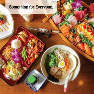 sushi and sashimi, food, sashimi, sushi