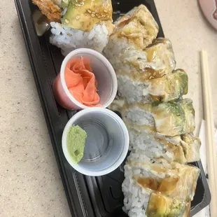 Green Dragon Maki Roll