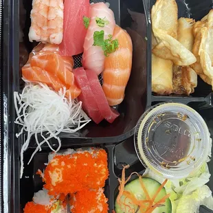 Sashimi &amp; Nigiri Bento box