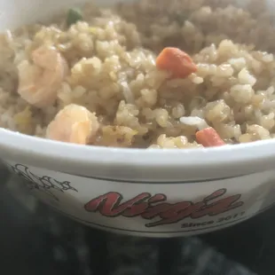 Hibachi Fried Rice with Shrimp