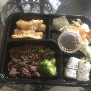 Steak Bento box.