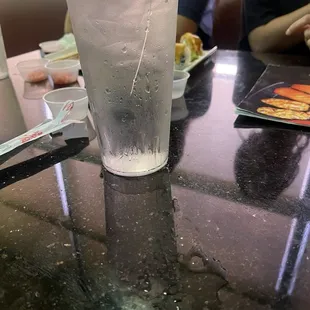 sushi and sashimi, drink