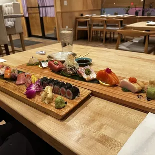 sushi deluxe  and Sashimi Deluxe