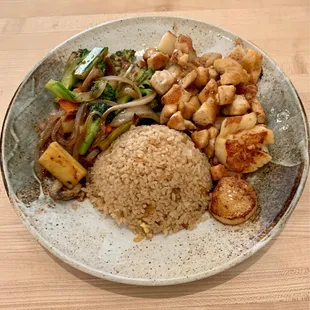 Hibachi Chicken &amp; Scallops