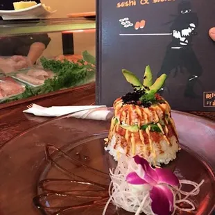 a plate of food