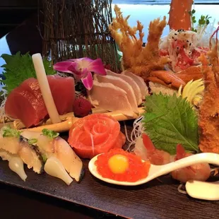 sashimi, sushi and sashimi, food, sushi