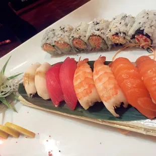 food, sushi and sashimi, sushi, sashimi