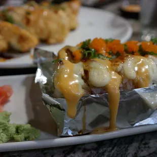 food, sushi and sashimi