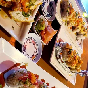 The spread with my hot date