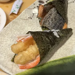 Shrimp Tempura Hand Roll