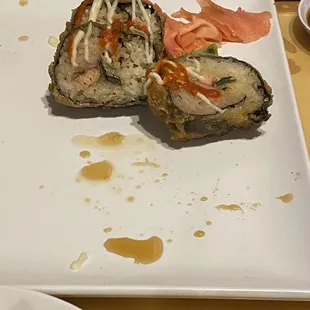Volcano Roll- smh sooo much rice