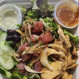 Poke Salad. One of the best salads I've had.