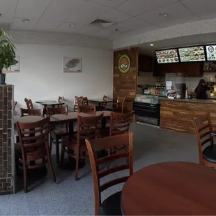 Dine in now open - clean and spacious