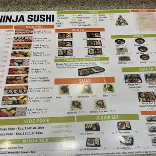 Menu pics as of 5.04.24
