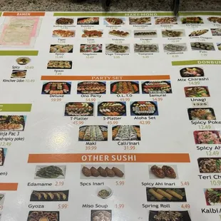 Menu pics as of 5.04.24