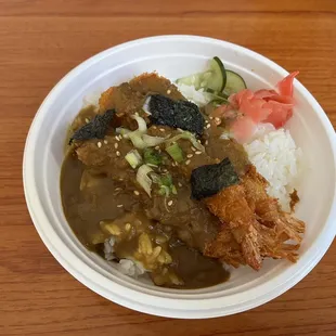 Curry Tempura Donburi
