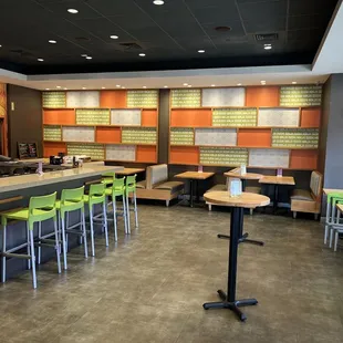 The back of the restaurant, which doubles as a bar