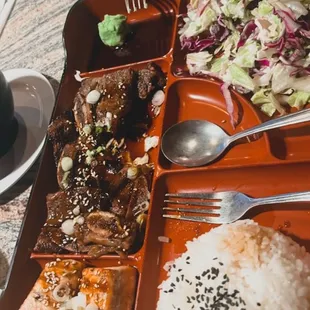 2 Items Bento Lunch Box