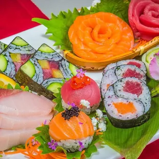 food, sashimi, sushi and sashimi, sushi