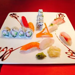 food, sushi, sushi and sashimi, sashimi