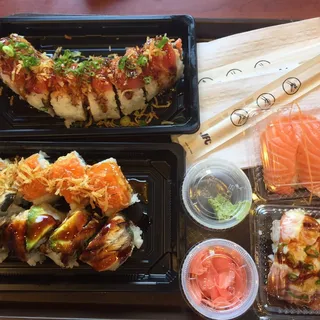Garlic Salmon Nigiri