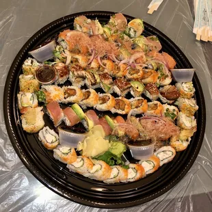 Ninja Rolls Party Platter