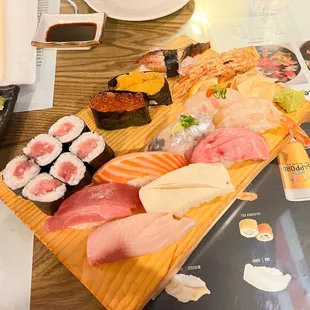 deluxe nigiri assortment platter