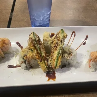 Honey roll and Heart Attack Roll