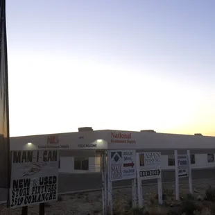 We are located North of National Restaurant Supply, attached to their building.