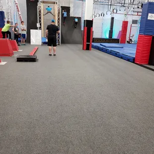 My boys conquering  the warped wall!