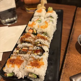 Rock and roll, and California roll