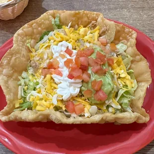 Chicken Taco Salad! SO good!