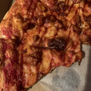 Tough BBQ Chicken Pizza