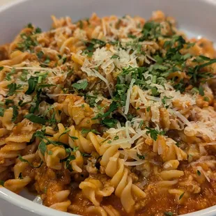 Fusili with Ragu