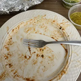 Empty plate is all I got a picture of.