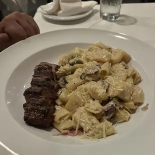 Steak special pasta