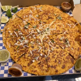 Their speciality comes with two containers of consommé.  Makes great leftovers.