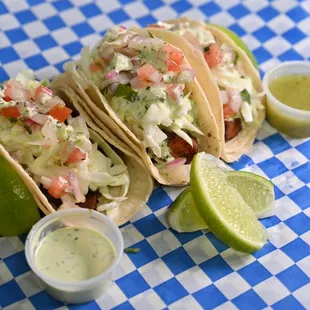 Delicious fish tacos