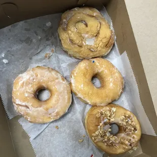 donuts, food, dough desserts