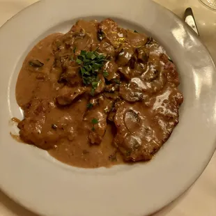 Veal with Gorgonzola