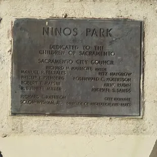 Dedicated to the children